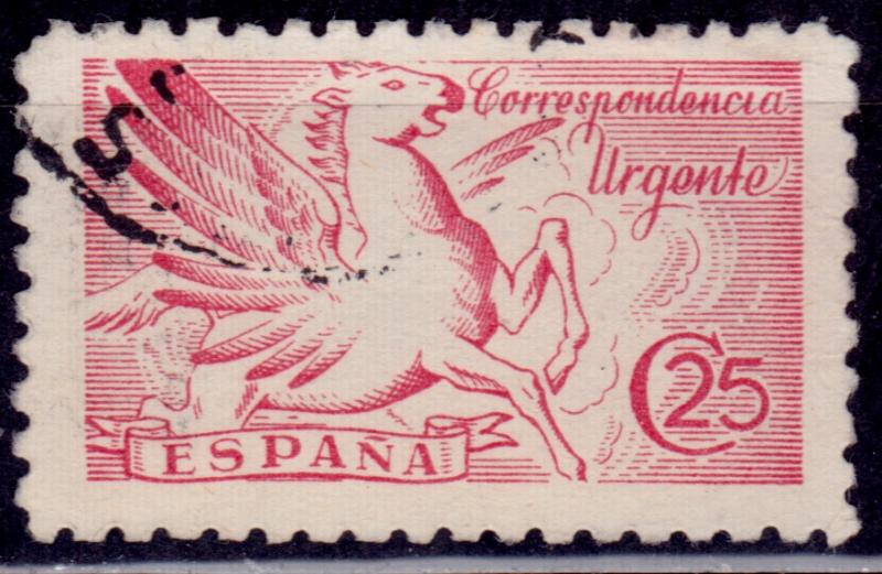 Spain, 1941-42, Pegasus Express Stamp, 25c, sc#E20, used