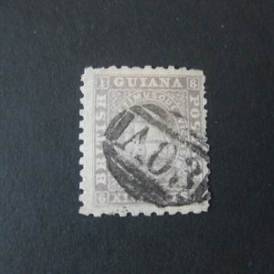 British Guiana 1862 Sc 34 FU