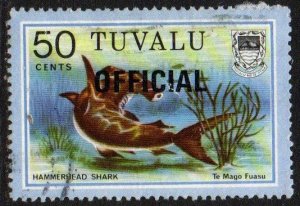 Tuvalu Sc #O15 Used