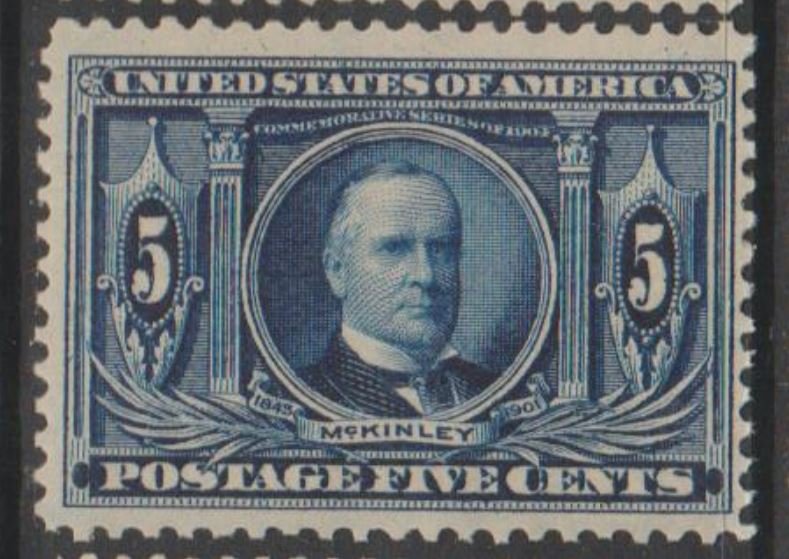 U.S. Scott #326 McKinley - Louisiana Purchase Stamps - Mint Single - IND