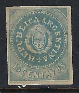 Argentina 7 MNG THIN REPRINT? V032