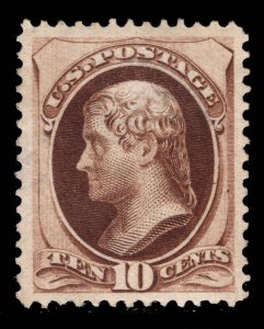 MOMEN: US STAMPS # 161 MINT OG H VF $800  LOT #16388-27