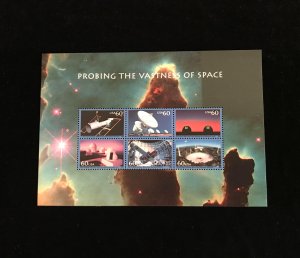 3409 MNH Space Souviner Sheet