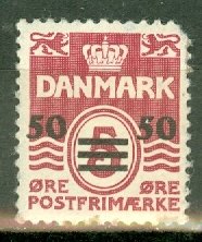 Faroes 5 mint, corner fault CV $275