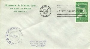 952 3c EVERGLADES FDC - Hoffman & Mayer