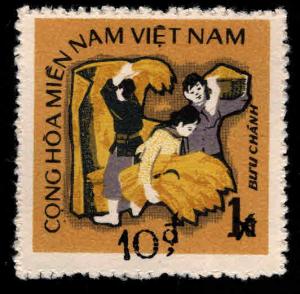 Viet Nam , Viet Cong Michel 43 NGAI  Surcharged stamp