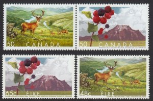 IRELAND-CANADA 2005  JOINT issue = BIOSPHERE RESERVES = 2 Pairs MNH