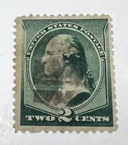 1887 2 cent George Washington US Scott #213