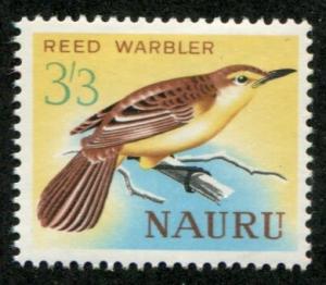 Nauru SC#56 Nightengale reed warbler 3sh3d MNH