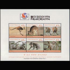AUSTRALIA 1994 - Scott# 1279b S/S Wildlife NH