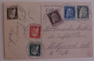 BAVARIA 1911 EBERNBURG TO US