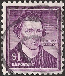 # 1052a USED DRY PRINT PATRICK HENRY