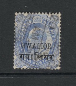 India (Gwalior), Sc 39 (SG 52B), used