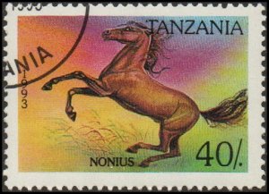 Tanzania 1153 - Cto - 40/. Monius Horse (1993)