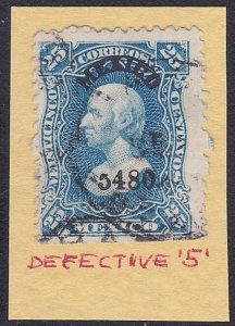 MEXICO 10c Hidalgo with variety used.......................................D2985