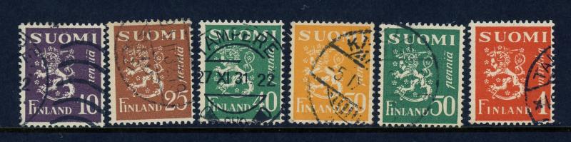 Finland 159 161-164 166 Used