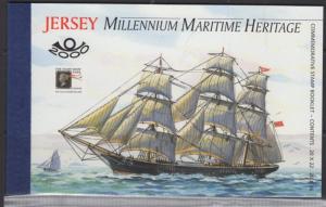 JERSEY SGSB58 2000 MARITIME HERITAGE BOOKLET MNH