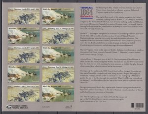 ​USA Sc#4911a Civil War 1864 Full Sheet of 12 Forever Stamps MNH