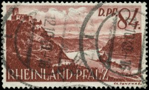 Germany Scott #6N28 Used  Rhine Palatinate