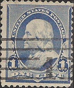 # 219 DULL BLUE USED BEN FRANKLIN SCV-0.75