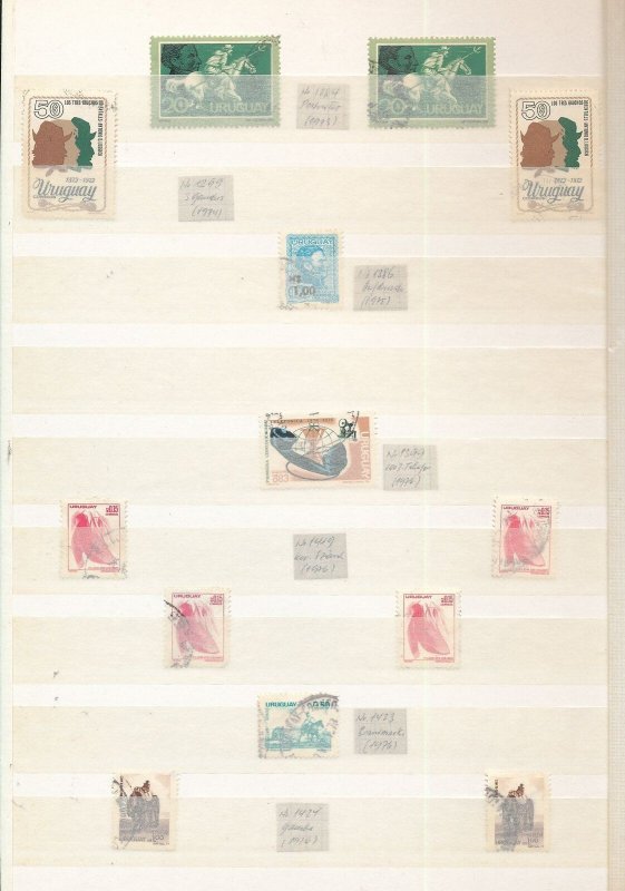 URUGUAY Old/Mid M&U&Covers (Aprx 120 Items) TK781