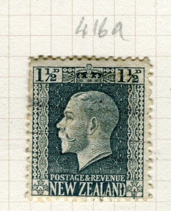 NEW ZEALAND; 1915-30 early GV portrait issue used SG Identified Shade of 1.5d.