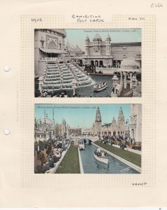 British Exhibition 1908 Stamps Postcards Ref: R7656