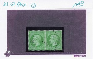 FRANCE  23  PAIR  USED   (1)