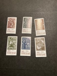 Faroe Islands Scott #115-20 never hinged