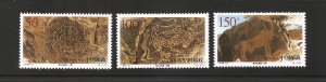 China stamps 1998-21 Scott 2897-99 Rock Painting in Mt. Helan. Set of 3NH