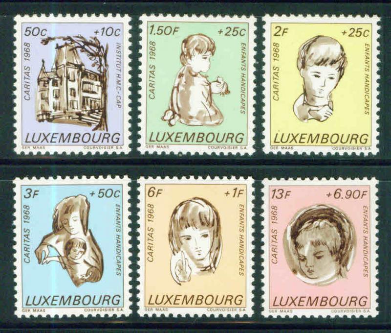Luxembourg Scott B264-9 MNH** 1968 set