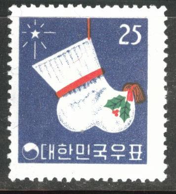 Korea Scott 319 MNH** Christmas stamp