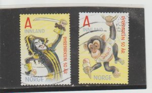 Norway  Scott#  1801-1802  Used  (2016 Oslo Zoo)