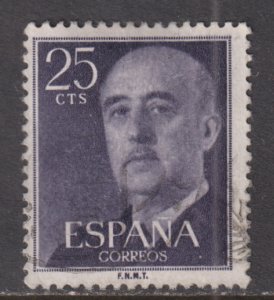 Spain 818 General Francisco Franco 1954