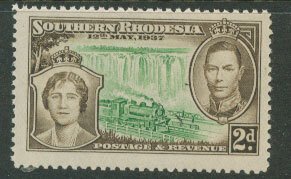 Southern Rhodesia SG 37  sc 39 MNH please see scans