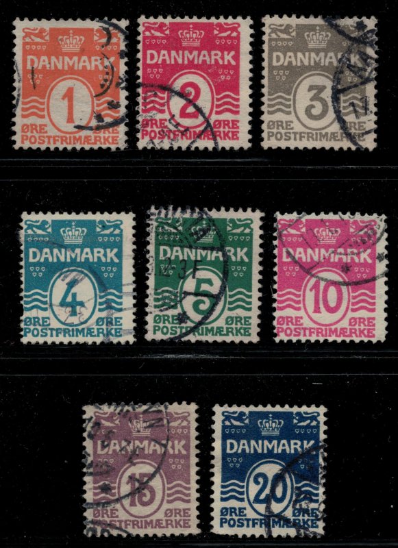 Denmark #57-64  CV $6.25