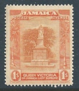 Jamaica #96 MH 1sh Queen Victoria Statue