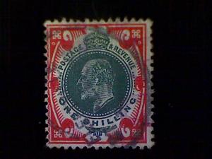 Stamps, Great Britain, Scott #138, used (o), 1902, King Edward VII, 1/ 