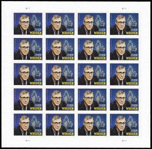 PCBstamps  US #5833 Sheet $13.60(20x68c)John Wooden, MNH, (1)