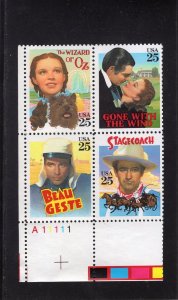 2445-2448 Classic Films, MNH LL-PB/4 (#A11111)