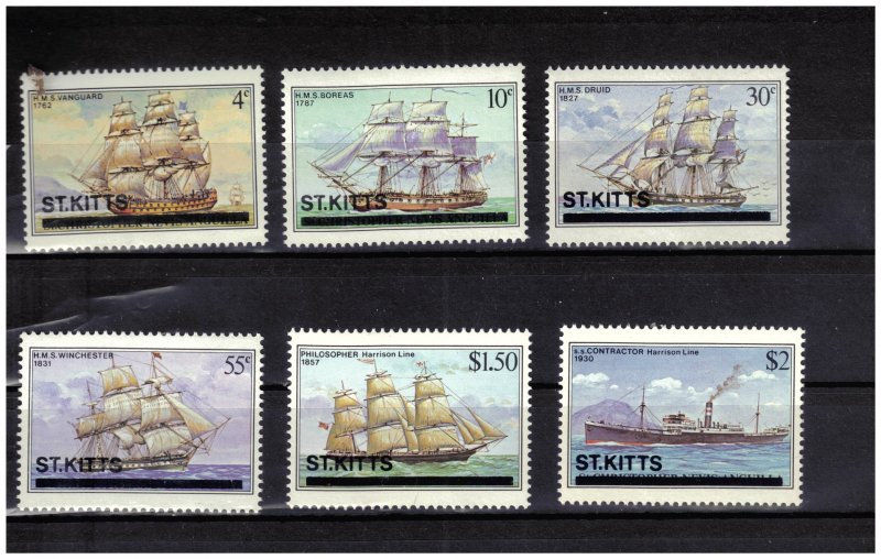 St. Kitts Scott 38-43 MNH