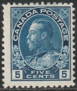 Canada 1914 Sc 111 MH* dark blue