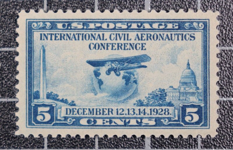 Scott 650 - 5 Cents Civil Aeronautics - OG MH - PSE Cert 98J - SCV $60.00