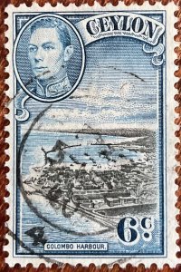 Ceylon #280 Used Single Colombo Harbor L20