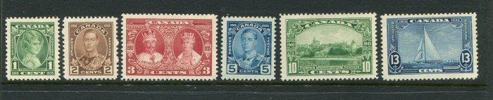 Canada #211-6 Mint