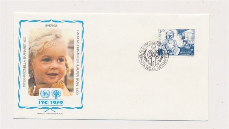 D348162 International Year of the Child 1979 IYC FDC Sweden