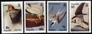 ANGUILLA SG650/3 1985 BIRTH BICENTENARY OF JOHN J AUDUBON MNH