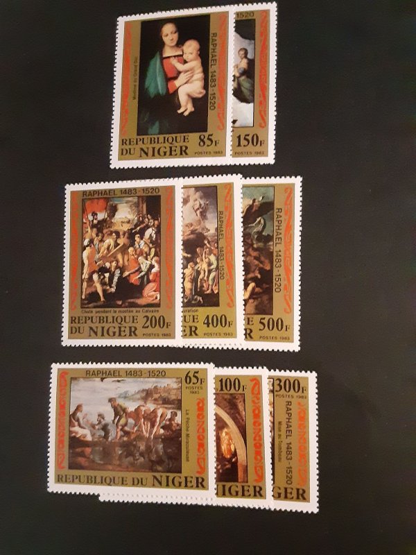 +Niger #614-621             MNH