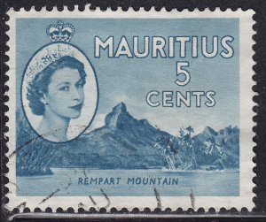 Mauritius 254 Rempart Mountain 1954