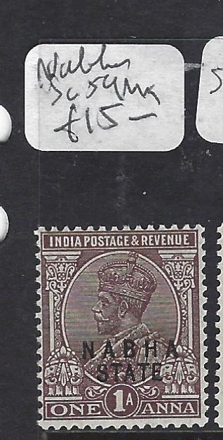 INDIA NABHA (PP0508B)  KGV  1A  SG 59   MOG